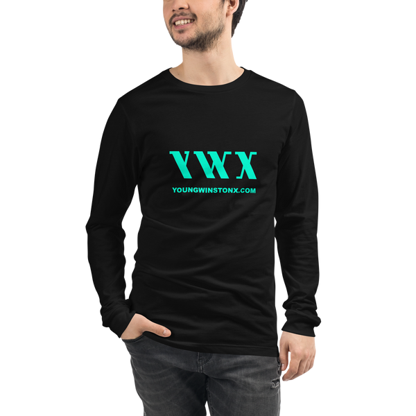 YWX Skate Long Sleeve - Black with Lime