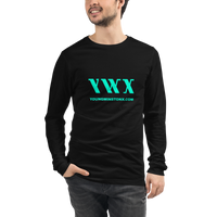 YWX Skate Long Sleeve - Black with Lime