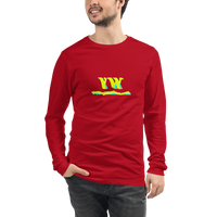YoungWinston.com "Limes" Long Sleeve - Maroon Red