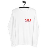 YWX Skate Long Sleeve - White Model 2